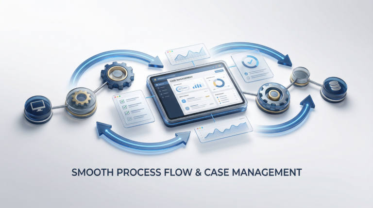 Why Every Exit Is Case Managed—Here’s How We Keep Your Process Smooth generate realestic banner size image without text.