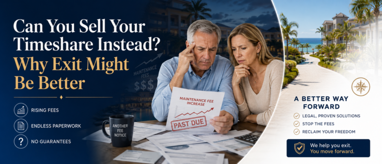sell timeshare vs exit, can I sell my timeshare, timeshare exit vs resale, HelpMeExit timeshare exit, why exit is better than selling